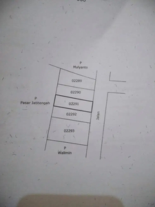 BU SEGERA Tanah kavling STRATEGIS PASAR Jatitengah Sukodono Sragen