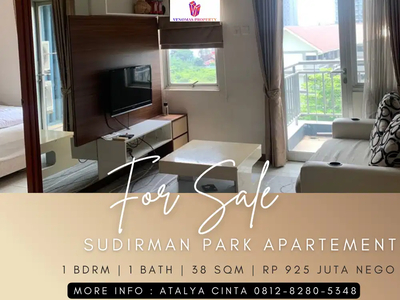 Dijual Apartemen Sudirman Park Low Floor 1BR Full Furnished South View