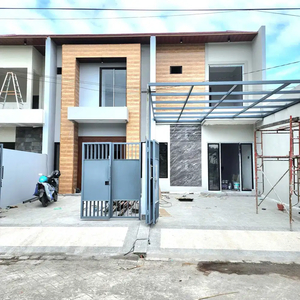 Dijual Cepat Rumah Baru 2 Lt Medokan Asri Barat Surabaya Semi Furnish