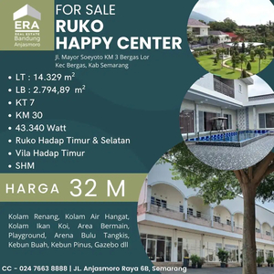 Dijual Ruko Happy Center di jl. Mayor Soryoto Bergas Lor