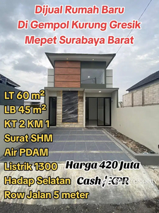 Dijual Rumah Baru Di Gempol Kurung Barat Surabaya
