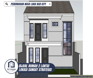 Dijual Rumah New Brand 2 Lantai Nusa Loka BSD `HRB101`