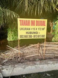 Dijual tanah di pantai labu