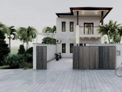 DO 242 For rent stunning modern house di kawasan puri gading jimbaran