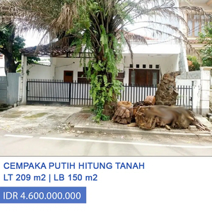For Sale Rumah Hitung Tanah Di Jl Cempaka Putih Tengah Jakarta Pusat