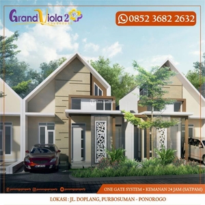 Jual Rumah Baru Desain Scandinavian Tanpa DP Promo di Perumahan - Ponorogo Jawa Timur