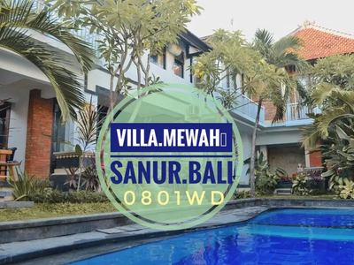 Jual Vila mewah dekat pantai Sanur Denpasar Bali