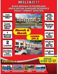 Miliki Ruko Megah dkt Pusat Kota Sepatan