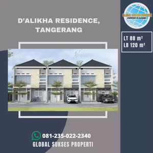 Rumah 2 Lantai Modern di D’Alikha Residence Tangerang