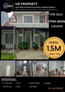 Rumah cantik di citra gran cibubur bekasi