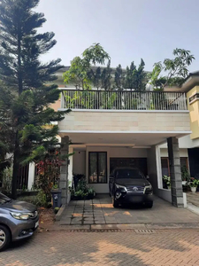 Rumah Cantik di Discovery Bintaro Jaya Asri Depan Taman Sudah Renovasi
