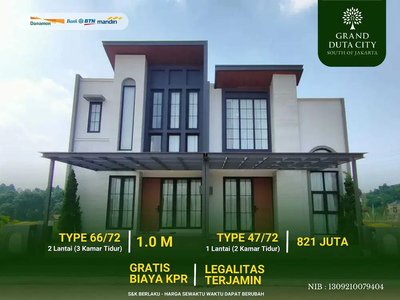 Rumah Cluster 2 Lantai