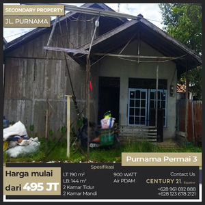 Rumah dengan Lokasi Strategis di Jalan Purnama
