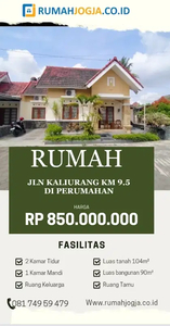 rumah di dalam perumahan jalan kaliurang Km 9.5