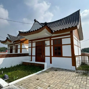 Dijual cepat Rumah etnik korea didalam kawasan agrowisata bogor