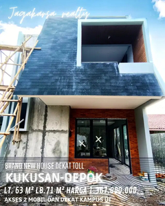 Rumah mewah dekat toll dan universitas Indonesia
