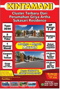 Rumah Modern DP Murah dkt Pusat Kota Sepatan