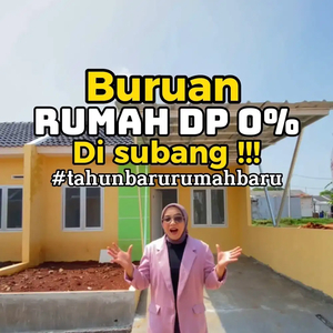 Rumah Subsidi DP 0% termurah di Subang Kota