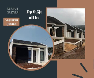 Rumah subsidi tanjung sari dp 9,5jt all in angsuran flat 1juta