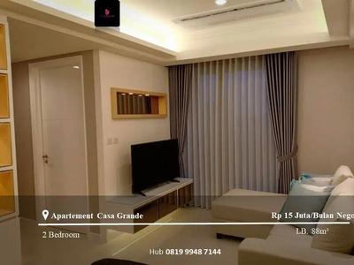 Sewa Apartement Casa Grande Phase 2 Low Floor 2BR Full Furnished