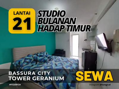 Studio Furnished Bisa Bulanan Tower G Lantai 21 Bassura City