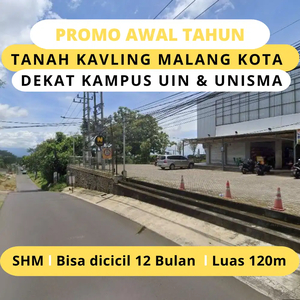 Tanah Kavling Hunian 10 Menit Kampus UIN Cicilan 12x