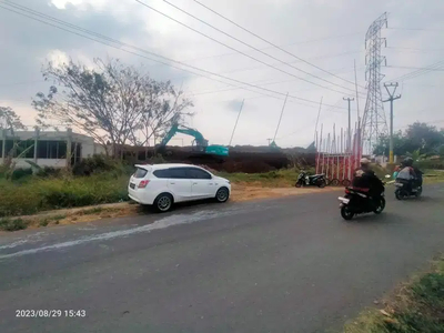 Tanah Murah Sumedang pinggir jalan dkt Tol Tanjung sari,murah