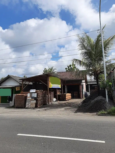Tanah tepi Jalan Aspal Wonosari dkt Kota Cocok Indomaret Alfamart