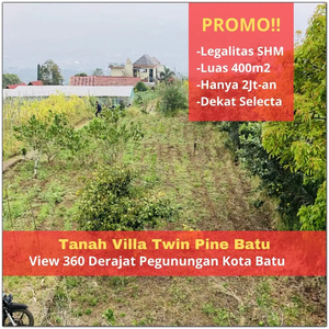 Tanah View 360 Pegunungan Batu Cocok Bangun Villa / Investasi