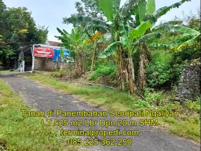 Tanah VIEW LAUT dibawah NJOP di Panembahan Senopati Ngaliyan Semarang