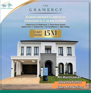 The Gramercy of alam sutera hunian berkelas dan sangat premium 14man