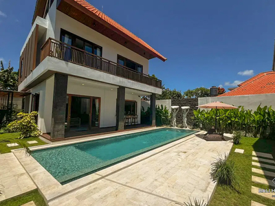 BRAND NEW 3 BEDROOM FAMILY VILLA FOR SALE FREEHOLD IN CANGGU BALI