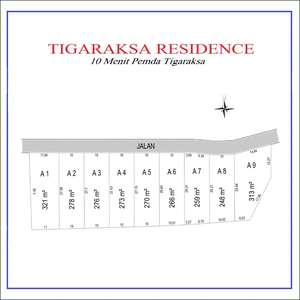 Dekat RSUD Tigaraksa, Tanah Murah Lokasi Strategis