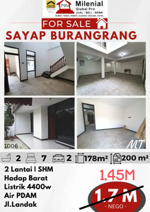 Dijual Rumah Sayap Burangrang Bandung