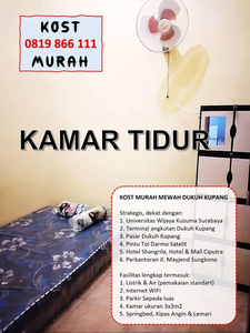 Murah Kos Surabaya Timur Karyawan mahasiswa UWKpria