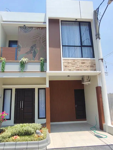 Rumah Baru 2 Lantai Ready Stock Konsep Aparthouse Dekat Tol Jatiasih