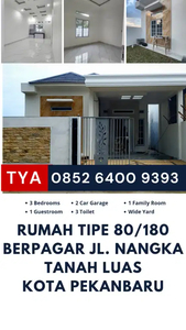 RUMAH BERPAGAR TANAH LUAS Jl. NANGKA