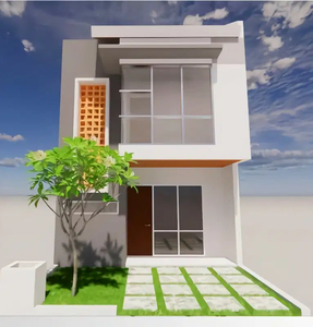 Rumah Dijual Cluster 2 Lantai Free Biaya Di Kodau Jatiwarna