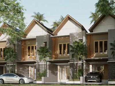 rumah mini cluster semi villa di Denpasar Barat