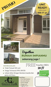 RUMAH MURAH SIDOARJO GREEN PARK RESIDENCE GANTING