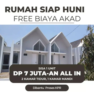 RUMAH READY STOK DALAM CLUSTER DP 7JT ALL IN SAMPAI AKAD DI PADALARANG