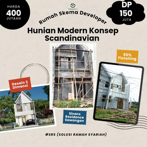 Rumah Tanpa Riba Dijamin Syariah DP 150 juta Free biaya