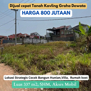 Tanah Strategis Graha Dewata cocok Bangun Villa/Kost/ Cafe