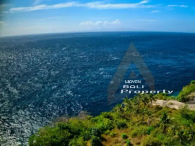 1725m2| Tanah Los Pinggir Tebing Pantai Di Nusa Penida Ocean View Laut