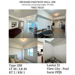 Apartemen Orchard Pakuwon Mall PTC 2BR Siap Huni Terawat Full Furnish