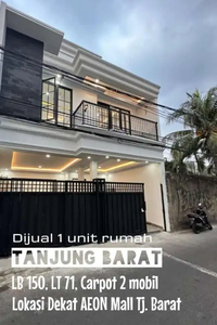 Di jual rumah single unit Tanjung Barat Dekat mall aeon dan akses tol