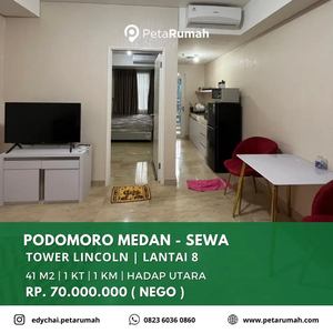 Di SEWA KAN APARTEMEN PODOMORO TOWER LINCOLN