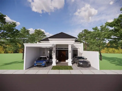 Dijual Rumah Baru Classic di Jalan Borobudur, Lowokwaru, Malang