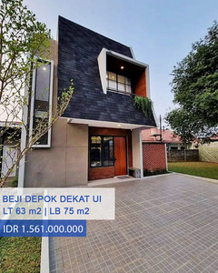 Dijual Rumah Baru Smart Home Sistem Di Beji Dekat Kampus UI Depok