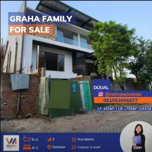 Dijual Rumah Mewah Minimalis Graha Family